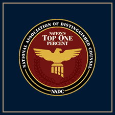 National Association of Distinguished Counsel Nation's Top One Percent